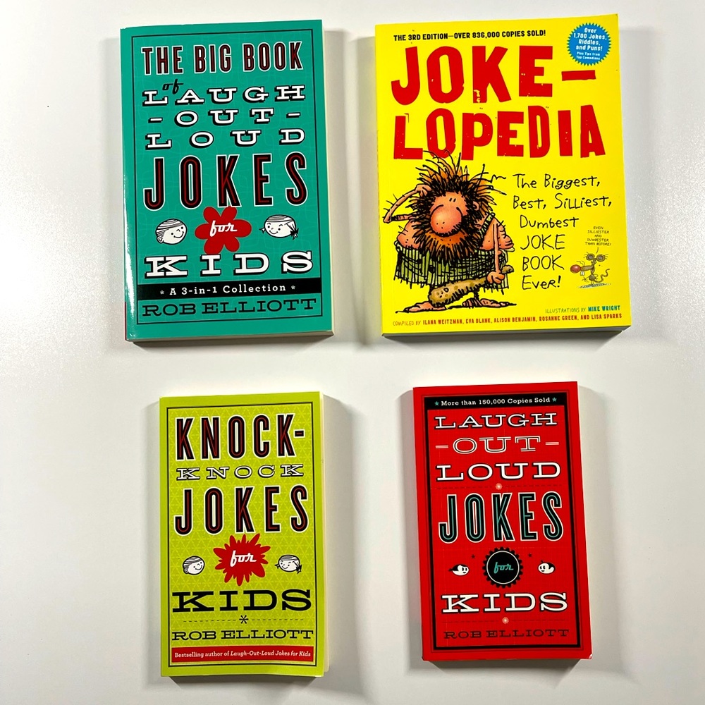 NEW! Joke Books for Kids - Lot of 4